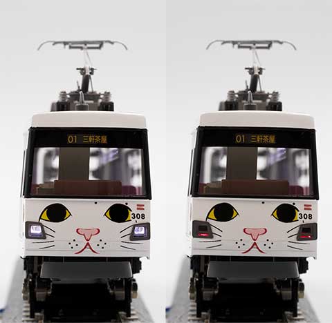 鉄道模型】1/80 16.5mmゲージ 東急電鉄300系 幸福の招き猫電車 鉄道模型】1/80 16.5mmゲージ 東急電鉄300系 幸福の招き猫電車 東急