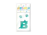 【B】防水ステッカーSサイズ　イニシャル猫（税抜価格）